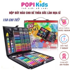 Hộp Màu 150 Chi Tiết Cho Bé – Thỏa Sức Tô Vẽ, Kích Thích Sáng Tạo Nhua96