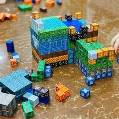 Khối Nam Châm Từ Tính Đa Dạng Màu Sắc - Đồ Chơi Lắp Ráp Khối Xây Dựng -POPIKIDS