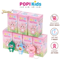 Khay 24 Hộp Móc Khóa Baby Three – Bé Ba Nhiều Hình Loại To, Phụ Kiện Móc Khóa Đa Dạng -POPIKIDS