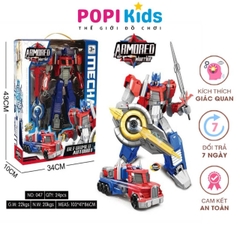 Robot Optimus Biến Hình – Đồ Chơi Robot Biến Hình Thành Xe Và Xe Biến Hình Thành Robot Cho Bé -POPIKIDS