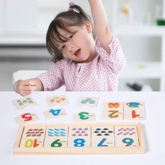 Thẻ Học Đếm Số Thông Minh Bằng Gỗ Cho Bé Giúp Phát Triển Tư Duy Và Kỹ Năng Cơ Bản -POPIKIDS
