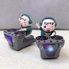 Đồ Chơi Chú Heo Chơi DJ – Nhún Nhảy Theo Nhạc Vui Nhộn, Đèn Sáng Màu, Phát Triển Kỹ Năng Thính Giác Cho Bé- POPIKIDS