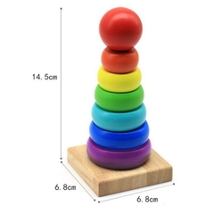 Combo 6 Món Đồ Chơi Gỗ Montessori – Bé Vừa Học Vừa Chơi, Phát Triển Toàn Diện Combo 6 loại 1 (thả khối vuông loại to 12cm)- POPIKIDS