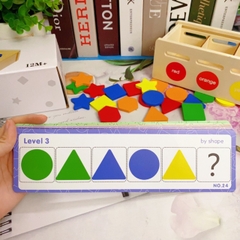 Hộp Thả Hình Khối Màu Sắc Montessori Cho Bé – Phát Triển Tư Duy, Nhận Biết Màu Sắc Và Kỹ Năng Vận Động Tinh - POPIKIDS