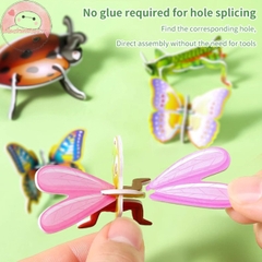 100 Món Quà Đồ Chơi Giáo Dục DIY Cho Trẻ Em 3D Giấy Ba Chiều Côn Trùng Xếp Hình Đồ Chơi Trẻ Em Hoạt Hình Mô Hình Lắp Ráp