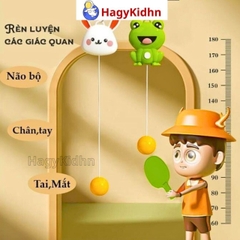 Bóng Bàn Treo Tường Cho Bé – Đồ Chơi Vận Động Nhựa ABS Cao Cấp Giúp Bé Phát Triển Kỹ Năng -POPIKIDS