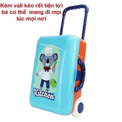 Bộ Đồ Chơi Vali Kéo Nghề Nghiệp – Bác Sỹ, Kỹ Sư, Nấu Ăn, Trang Điểm Cho Bé Khám Phá Tài Năng- POPIKIDS
