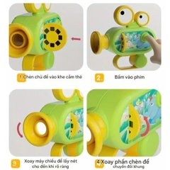 Đồ Chơi Máy Chiếu Hình Cho Bé – Bộ 12 Thẻ, 96 Hình Ảnh Sinh Động, Phát Triển Trí Tuệ Và Khả Năng Quan Sát- POPIKIDS
