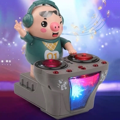 Đồ Chơi Chú Heo Chơi DJ – Nhún Nhảy Theo Nhạc Vui Nhộn, Đèn Sáng Màu, Phát Triển Kỹ Năng Thính Giác Cho Bé- POPIKIDS