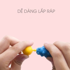 Đồ Chơi Lắp Ghép Xâu Hạt 550 Chi Tiết Cho Bé Thoả Sức Sáng Tạo Tập Làm Bờm, Vòng Tay, Nhẫn Và Trang Sức -POPIKIDS