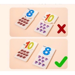 Thẻ Học Đếm Số Thông Minh Bằng Gỗ Cho Bé Giúp Phát Triển Tư Duy Và Kỹ Năng Cơ Bản -POPIKIDS