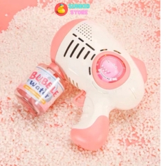 Súng đồ chơi bắn bong bóng xà phòng , tặng 1 lọ nước xà phòng, đồ chơi giải trí cho các bé.- POPIKIDS