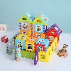 Bộ Đồ Chơi Lắp Ghép Khối Xây Dựng 150 Chi Tiết, LEGO Xây Nhà Có Cửa Mở Giúp Bé Phát Triển Trí Thông Minh Và Sáng Tạo - POPIKIDS
