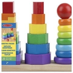 Đồ Chơi Gỗ Xếp Chồng 3 Cọc Loại To – Rèn Luyện Logic & Tăng Tương Tác Gia Đình- POPIKIDS