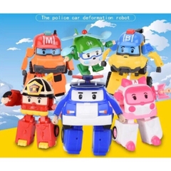 Hộp 6 Thành Viên Biệt Đội Robocar Poli Biến Hình Thành Máy Bay Và Robot Cho Bé Thỏa Sức Vui Chơi -POPIKIDS