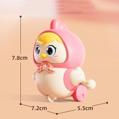 Đồ Chơi Vặn Cót Gà Nối Đuôi Nhau Gà Con Chạy Theo Hàng Vui Nhộn, Kích Thích Bé Tập Bò, Không Cần Pin Gà vặn cót nối đuôi nhau mã 1107- POPIKIDS