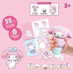 Đồ Chơi Con Dấu Sticker Ma Thuật Cho Bé Với Nhiều Kiểu Dáng Kèm Bộ 25 Nhãn Dán Đa Dạng -POPIKIDS