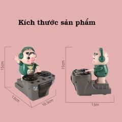 Đồ Chơi Chú Heo Chơi DJ – Nhún Nhảy Theo Nhạc Vui Nhộn, Đèn Sáng Màu, Phát Triển Kỹ Năng Thính Giác Cho Bé- POPIKIDS