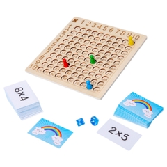 Bảng Đồ Chơi Gỗ Học Bảng Cửu Chương Toán Giáo Dục Theo Phương Pháp Montessori Giúp Bé Ghi Nhớ Nhanh -POPIKIDS