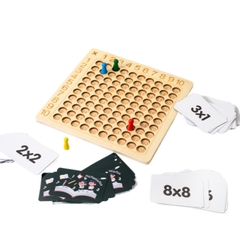 Bảng Đồ Chơi Gỗ Học Bảng Cửu Chương Toán Giáo Dục Theo Phương Pháp Montessori Giúp Bé Ghi Nhớ Nhanh -POPIKIDS