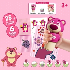 Đồ Chơi Con Dấu Sticker Ma Thuật Cho Bé Với Nhiều Kiểu Dáng Kèm Bộ 25 Nhãn Dán Đa Dạng -POPIKIDS