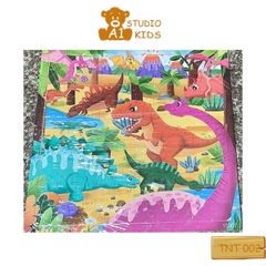 Tranh Ghép Hình Cho Bé Bằng Gỗ 100 Mảnh 30x30cm – Đồ Chơi Xếp Hình Phát Triển Trí Tuệ Cho Trẻ- POPIKIDS