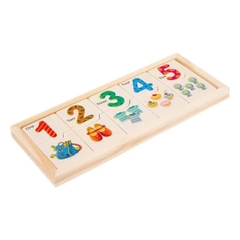 Thẻ Học Đếm Số Thông Minh Bằng Gỗ Cho Bé Giúp Phát Triển Tư Duy Và Kỹ Năng Cơ Bản -POPIKIDS