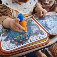 Cuốn Sổ Ma Thuật Montessori Bóc Dán, Tranh Tô Màu Nước Ma Thuật, Học Liệu Phát Triển Tư Duy Cho Bé Trai, Bé Gái 1-4 Tuổi