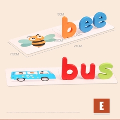 Đồ Chơi Giáo Dục Thông Minh Spelling Game Ghép Từ Tiếng Anh Theo Thẻ Giúp Bé Phát Triển Ngôn Ngữ -POPIKIDS