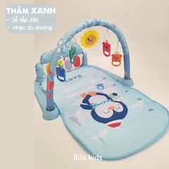 Thảm Nhạc Cho Bé Sơ Sinh Nằm Chơi – Nhiều Chế Độ Âm Thanh Kích Thích Thị Giác, Thính Giác, Đồ Chơi Phát Triển Cho Bé - POPIKIDS
