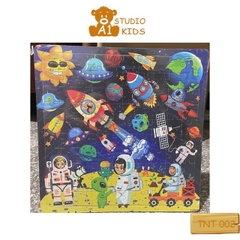 Tranh Ghép Hình Cho Bé Bằng Gỗ 100 Mảnh 30x30cm – Đồ Chơi Xếp Hình Phát Triển Trí Tuệ Cho Trẻ- POPIKIDS