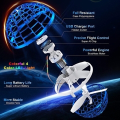 Quả Cầu Ma Thuật Bay Phát Sáng Có LED – Đồ Chơi Bóng Bay Lơ Lửng Nhiều Màu Sắc Cho Bé Giải Trí Thú Vị -POPIKIDS