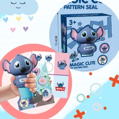 Đồ Chơi Con Dấu Sticker Ma Thuật Cho Bé Với Nhiều Kiểu Dáng Kèm Bộ 25 Nhãn Dán Đa Dạng -POPIKIDS