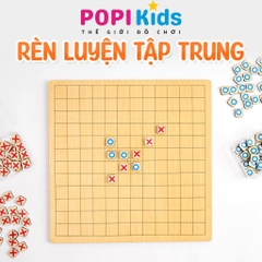 Boardgame Gỗ 2in1 Lala, Cờ Caro & Cờ Cá Ngựa | Đồ Chơi Tư Duy Logic Cho Bé, Thương Hiệu Lalala Baby