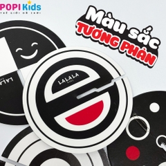 Đồ Chơi Treo Nôi Kích Thích Thị Giác 5D Lala Shapes – Treo Cũi Đen Trắng Đỏ Cho Bé Sơ Sin