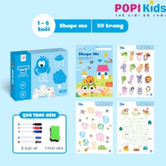 Sách Tập Viết Xóa Được Cho Bé – 68 Trang Tập Tô Vẽ Lalala Baby Kèm Bút & Mút Xóa
