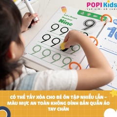 Sách Tập Viết Xóa Được Cho Bé – 68 Trang Tập Tô Vẽ Lalala Baby Kèm Bút & Mút Xóa
