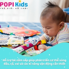 Tranh kích thích thị giác cho bé sơ sinh, phát triển não bộ. chất vải an toàn cho bé