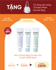 Kem Chống Nắng Torriden Balanceful Tone Up Sun Cream SPF50 60ml