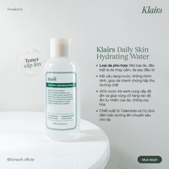 Nước Hoa Hồng Klairs Daily Skin Hydrating Water 500ml