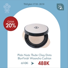 Phấn Nước Mờ Mịn Dinto Blur-Finish Wooncho Cushion 12g