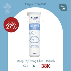 Bông Tẩy Trang Elkos (140 pad)