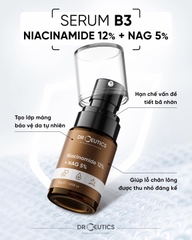 Tinh Chất DrCeutics B3 Niacinamide 12%+ NAG 5% 30g