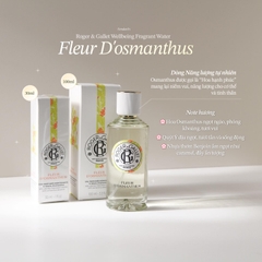 Nước Hoa Roger & Gallet Wellbeing Fragrant Water 100ml