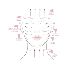 Đá Mát-xa Sephora Gua Sha Quartz Rose