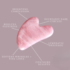 Đá Mát-xa Sephora Gua Sha Quartz Rose