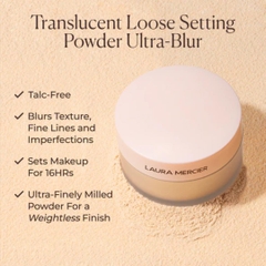 Phấn Phủ Laura Mercier Divinely Flawless Translucent Loose Setting Powder & Puff