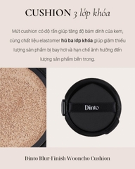 Phấn Nước Mờ Mịn Dinto Blur-Finish Wooncho Cushion 12g