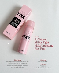 Xịt Khóa Trang Điểm So.Natural All Day Tight Make Up Setting Fixx