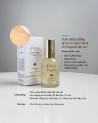 Tinh Chất Viên Nang Dưỡng Sáng Mượt Da d'Alba Vita Toning Capsule Serum 50ml